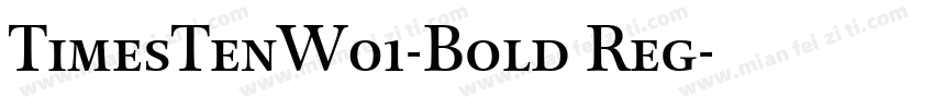 TimesTenW01-Bold Reg字体转换